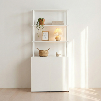 동서가구 E0 아르크 시스템선반 다용도 수납 책장 800 2단+선반 3단 DF927773