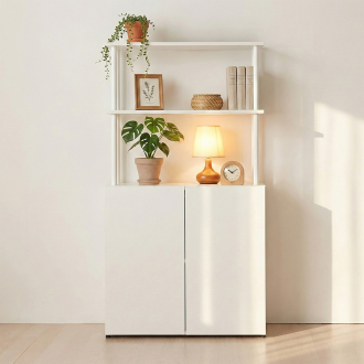 동서가구 E0 아르크 시스템선반 다용도 수납 책장 800 2단+선반 2단 DF927772