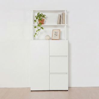 동서가구 E0 아르크 시스템선반 다용도 수납 책장 800 3단B+선반 2단 DF927780