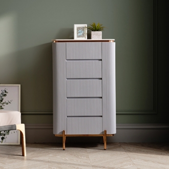 [라룬제이] 테라노 템바보드 세라믹 5단 서랍장