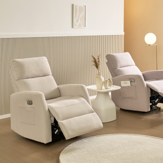 프린홈 올라 코모도 패브릭 1인 자동 리클라이너 2color