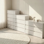 [단독특가]동서가구 블록 서랍장 4종 모음 800 1200 와이드 광폭 선택 3단 4단 5단