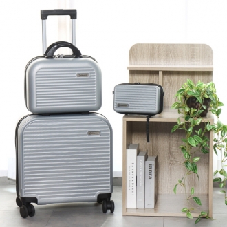 [LEmpereur] 랑펠로 캐리어 3종세트 실버