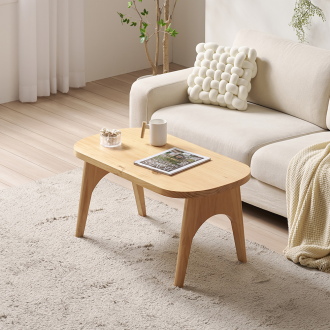 [바우미스트]다담 원목 거실 높은 소파 테이블 900