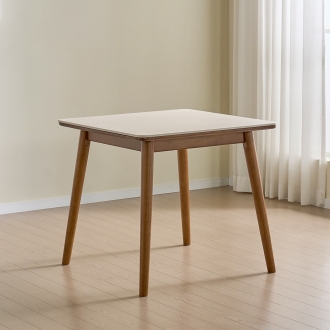 [라룬제이] 루네아 세라믹 2인 원목 식탁 테이블