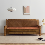 [단독특가]동서가구 리암 황토숯볼 낙상방지 안전가드 서랍형 온열 흙소파 카우치형