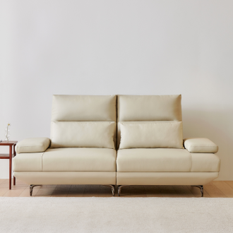 동서가구 뮤즈 실리콘 레더 스윙 가죽 소파 3인 DF928239