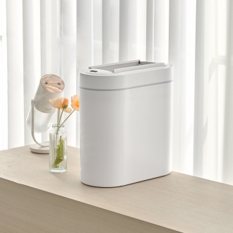 [하우스레시피] 밀리 에어핏 양문형 자동 센서 휴지통 7L