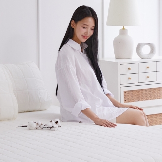 베네베딩 100% 순면 누빔 침대 패드