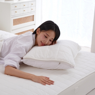 1+1 베네베딩 100% 순면 누빔 데일리 밴드형 베개커버