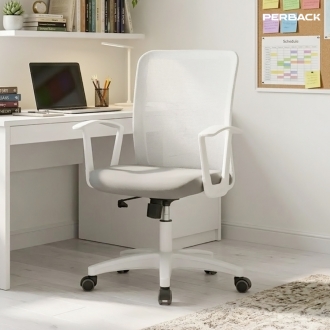 퍼백 블랑백 사무용 집중력 학생 공부 컴퓨터 책상 의자 자동 습도 조절 기능 국내제조 허리 등받이