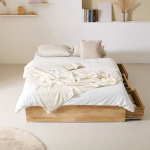 동서가구 마리 무헤드 3서랍 수납침대 내추럴 서랍높이 310 Q DF928539