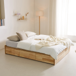 동서가구 마리 무헤드 3서랍 수납침대 월넛 서랍높이 310 Q DF928551
