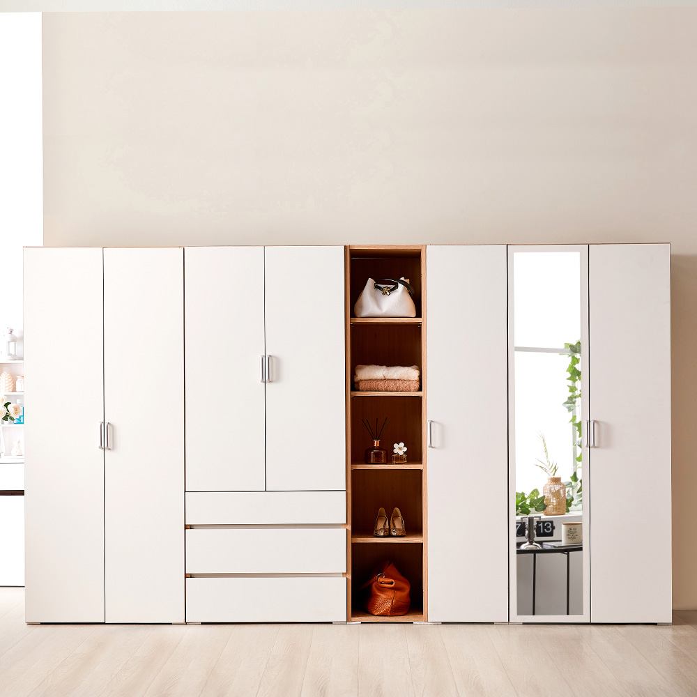 [단독특가]동서가구 켄델 전신거울 400 800 옷장 8종