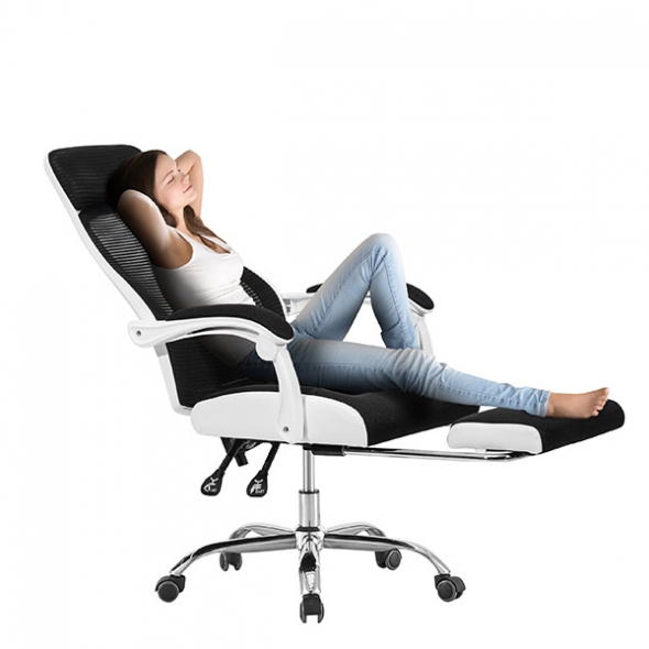 [단독특가] 동서가구 카이 더블 에어메쉬 리클라이너 침대형의자