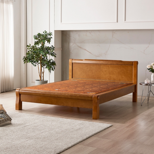 [단독특가] 동서가구 엘스 모던 흙침대 SS/Q (황토볼보료/흙판보료)