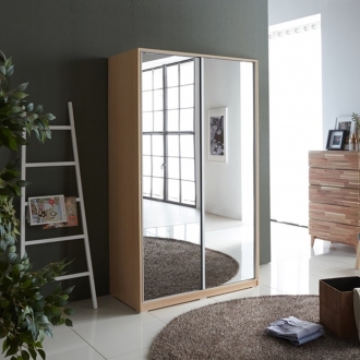 동서가구 엘번 양문 슬라이딩 1200 전신거울 옷장