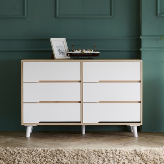 동서가구 칸델 1200 와이드 3단 서랍장