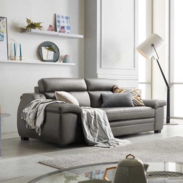 [단독특가]동서가구 노브 천연면피가죽 3인 4인 소파 모음