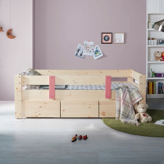 동서가구 로디 원목 낮은벙커침대 (매트리스포함)