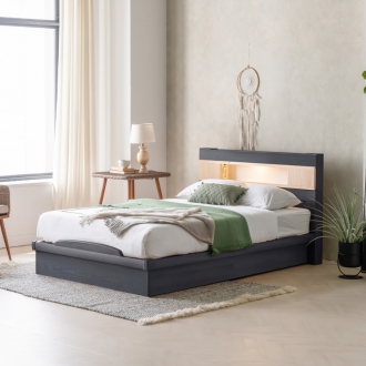 동서가구 세렌 LED 편백 SS침대 (양면매트)