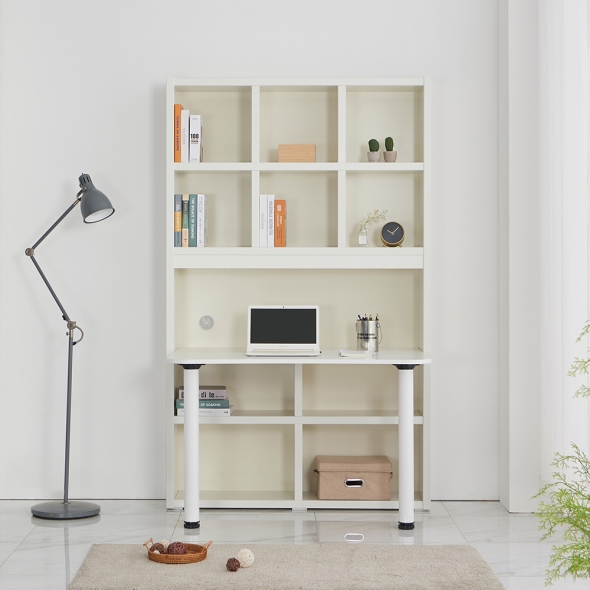 [단독특가] 동서가구 신학기 베스트 LED 정면 책상 책장 세트 16종