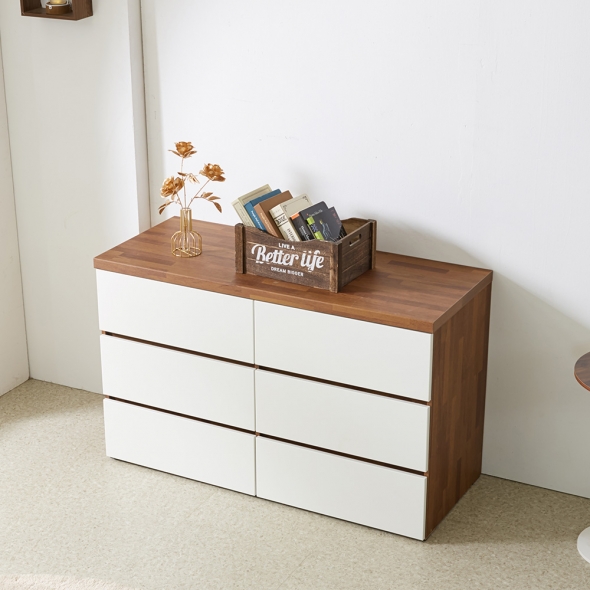 [단독특가] 동서가구 아르쉘 빅 광폭 800 1000 1200 서랍장 7colors