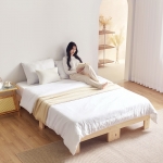 [단독특가] 동서가구 케어 편백나무 통원목 무헤드 S/SS/Q/K 모음 (+ 매트리스 선택)