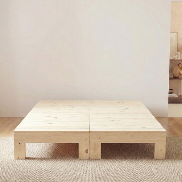 [단독특가] 동서가구 케어 편백나무 통원목 무헤드 S/SS/Q/K 모음 (+ 매트리스 선택)