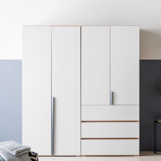 동서가구 미엘 1800 높은 옷장세트