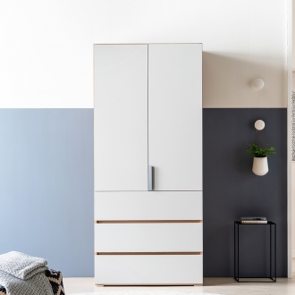 동서가구 미엘 900 높은 3서랍 옷장