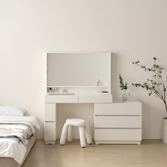 동서가구 아이즈 LPM 800 수납 서랍 화장대+ 거울