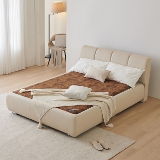 [단독특가] 동서가구 미암 가죽 흙침대 SS/Q (황토볼보료)