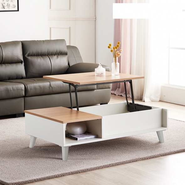 [단독특가] 동서가구 솔트 800ㆍ1200 리프트업 거실 소파 테이블