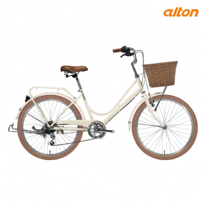 NEW 클래식 2407 바구니 숙녀 시티자전거