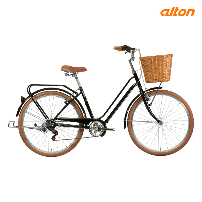 26클래식 2607 바구니 숙녀 시티자전거(베이지)