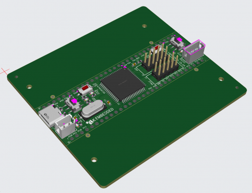 AVR ATmega128 브레드보드 모듈 LA22