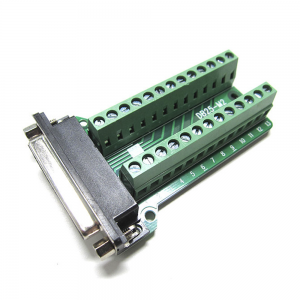 DSUB 암 25핀 to 터미널 변환 보드 너트 형 NA475