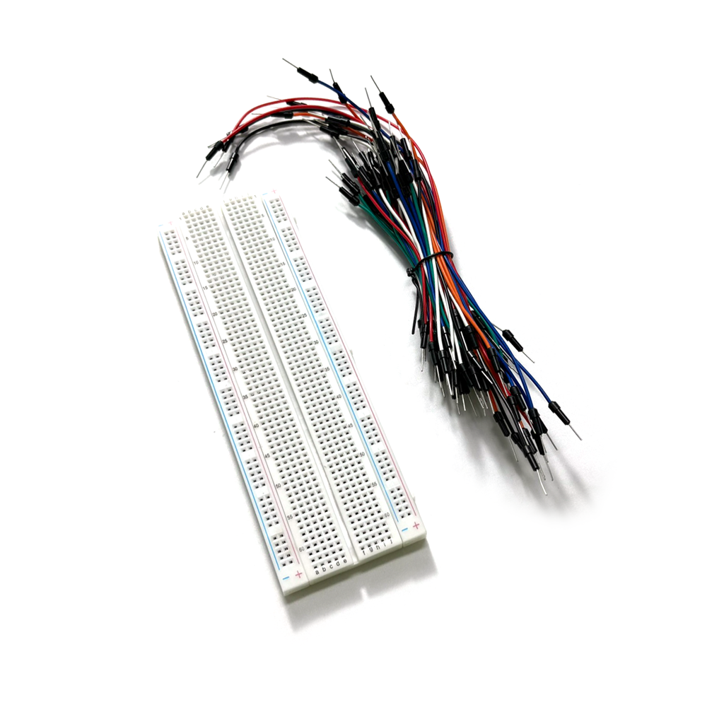 브레드보드 830홀 (65pcs 숫숫 점퍼 케이블 포함) E34