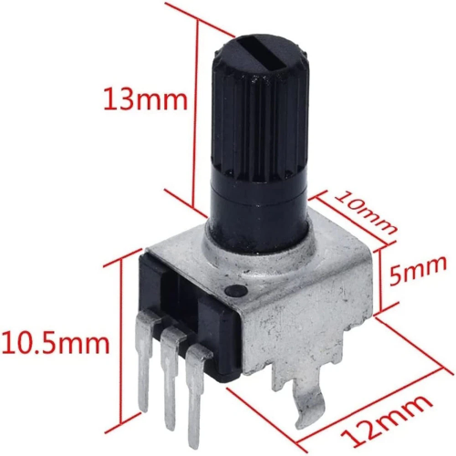 아두이노 가변저항 10K RV09 스트레이트 5pcs D71