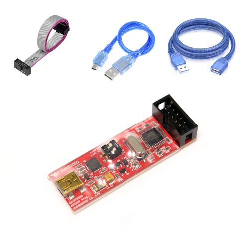 ATmega128 브레드보드 모듈 & STK500 AVRISP 프로그래머 키트