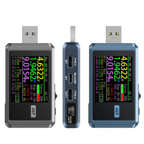 FNB48P 전류&전압 측정 USB 테스터