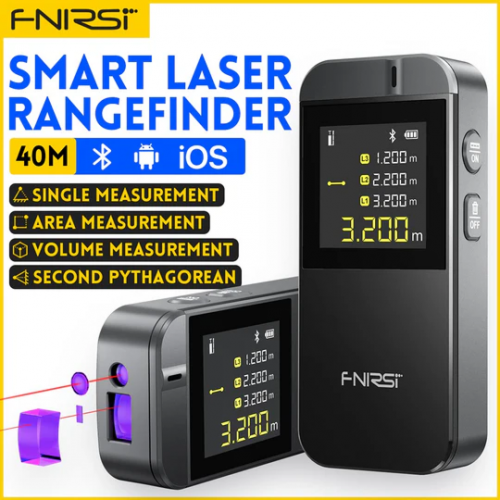 IR40 스마트 레이저 거리측정기 40M 디지털 거리 테이프
