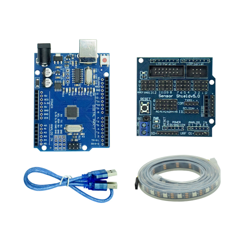 아두이노 우노 R3 RGB LED 라이트 스트립 키트