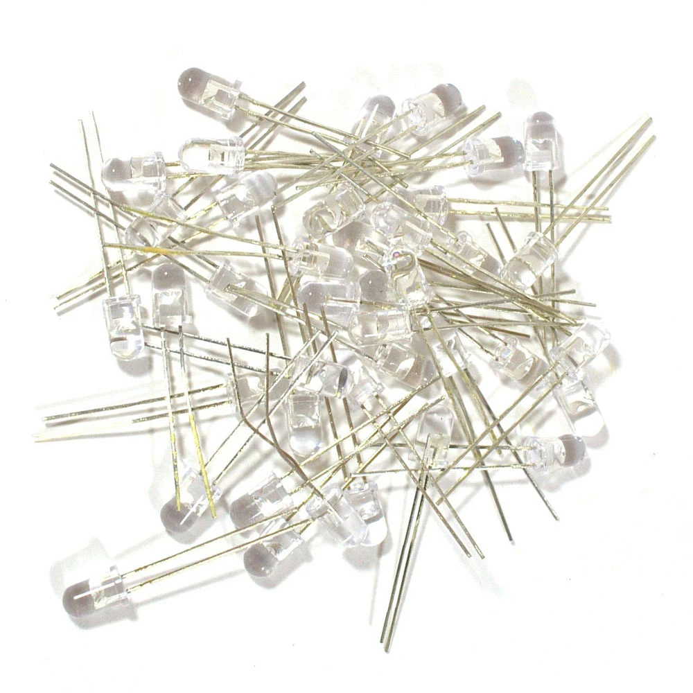 LED 3파이 하얀색 50pcs