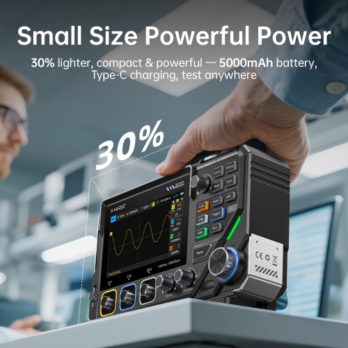 FNIRSI 2D15P 3 in 1 오실로스코프 멀티미터 & 신호 발생기 (듀얼채널, 500MSa/s, 10MHz)