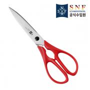 [가위특가전] SNF 다용도 주방가위(S2332-RD) 레드 14% OFF