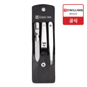 [즈윌링] 헹켈 CLASSIC INOX 네일케어 가죽포켓 4종세트(HK97435-604)