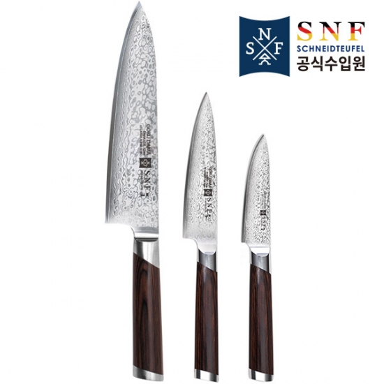 SNF Goku Damascus 일반 3종세트[도마증정]