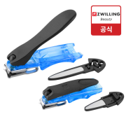 [즈윌링] 헹켈 CLASSIC INOX 네일클리퍼(손톱깎이) 2종세트 블루(HK42421-010)